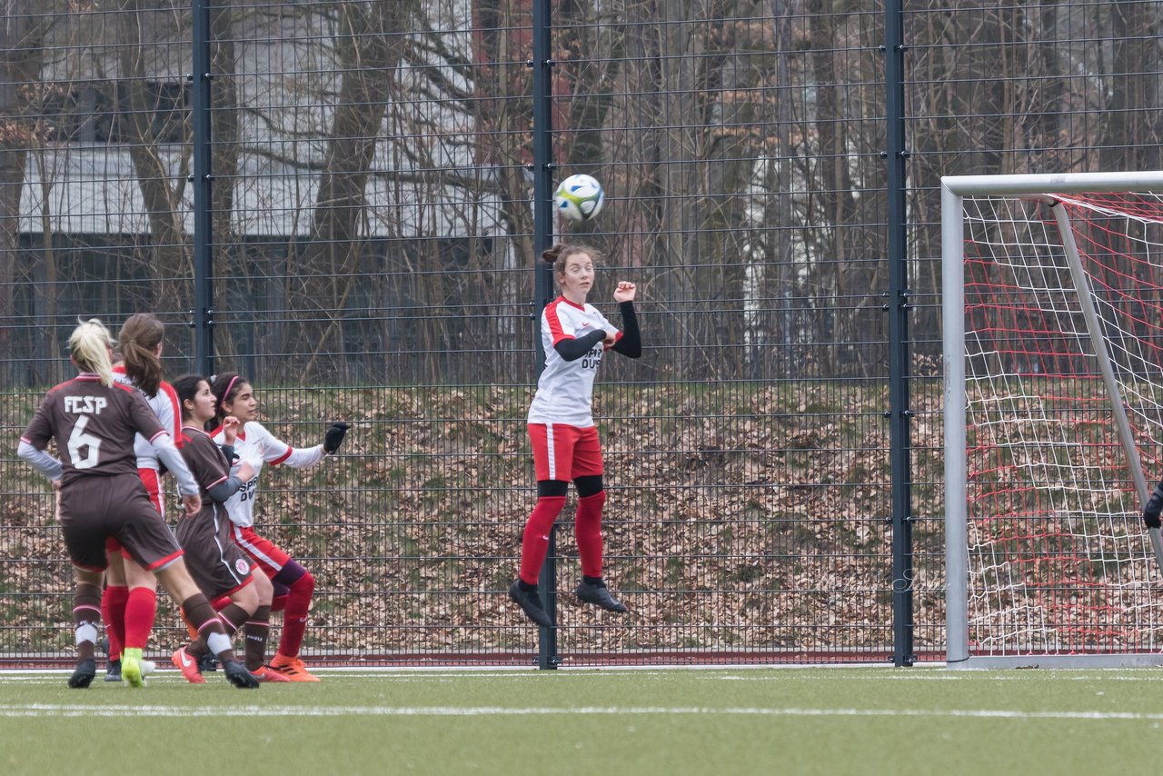 Bild 122 - B-Juniorinnen Walddoerfer - St.Pauli : Ergebnis: 4:1